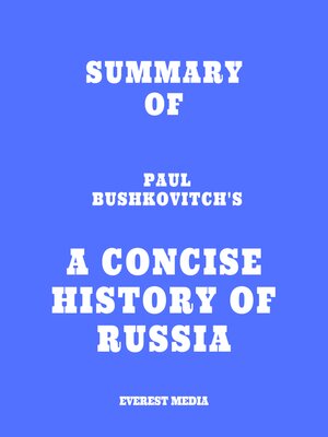 cover image of Summary of Paul Bushkovitch's a Concise History of Russia